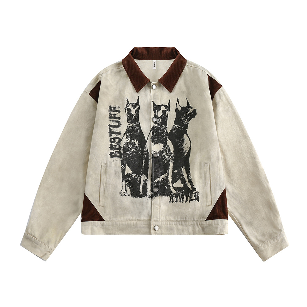 Men's Fashion Printed Jacket