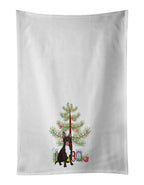 Pit Bull Black #4 Christmas Kitchen Towel Set of 2