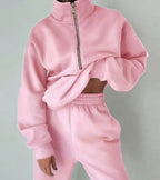 Fleece Sweater Casual Set