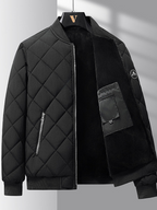 Quilted Cotton Baseball Jacket