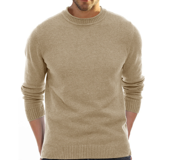 Men's Sweater with European and American Style Design
