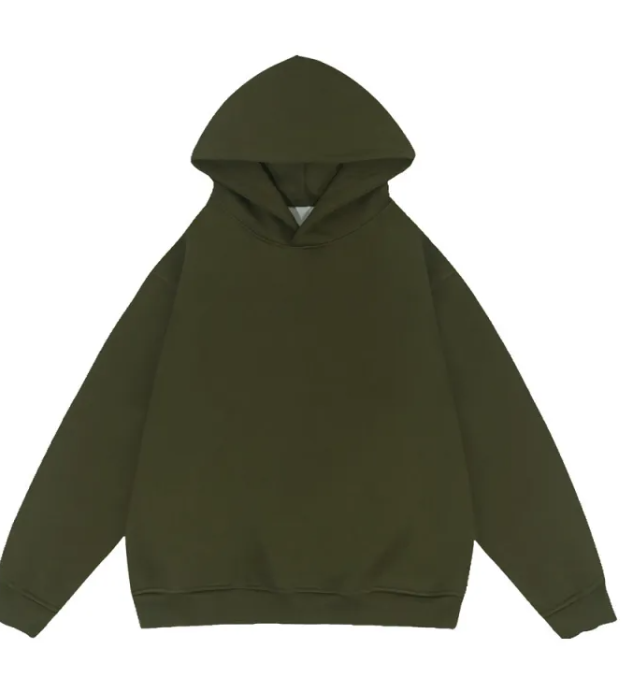 Loose All-matching Solid Color Sports Pullover Hooded Sweater Men | Streetwear