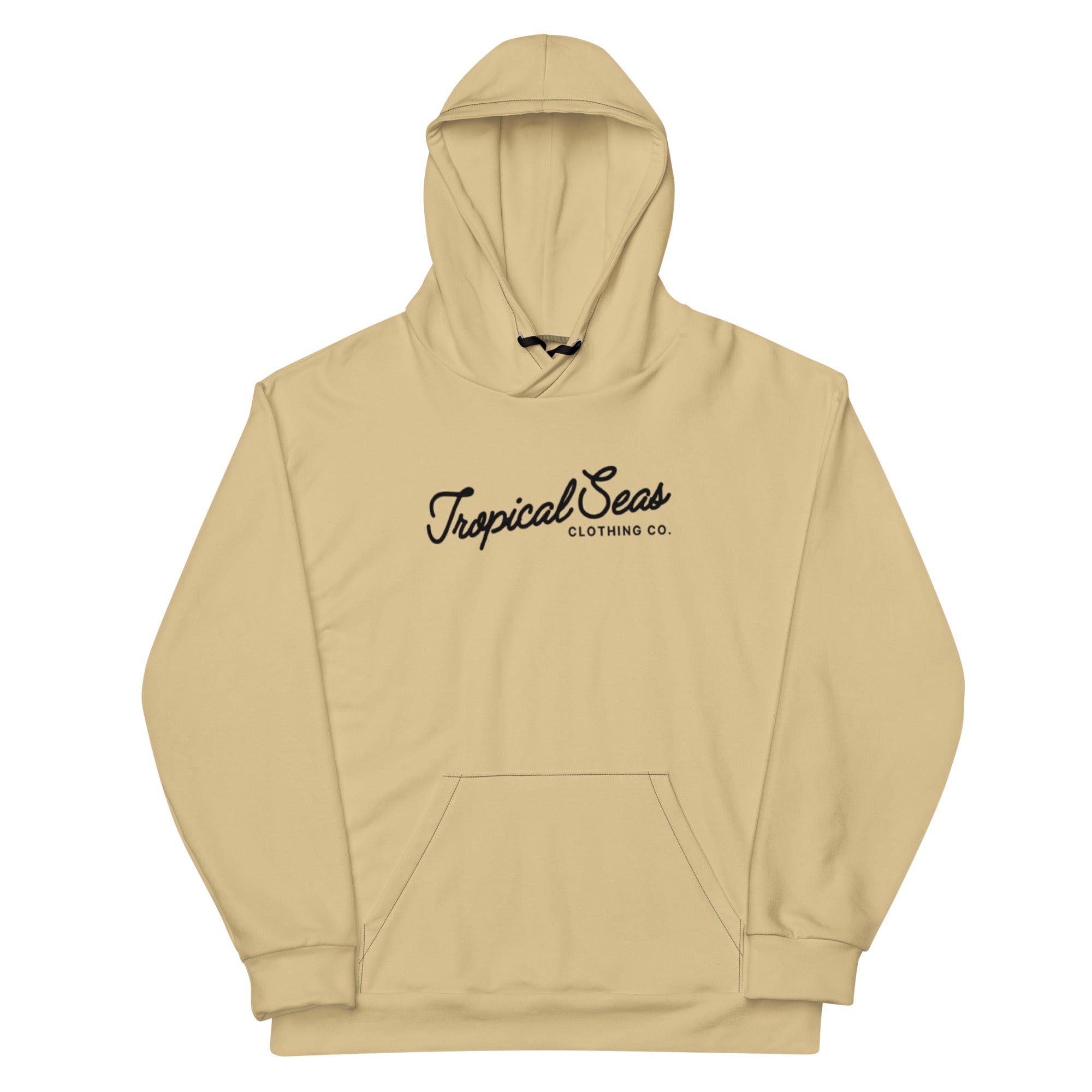 Beige Tropical Seas Hoodie | Streetwear