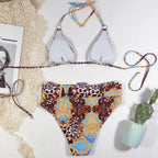 High Waist Printed Bikini Set for Women 2020