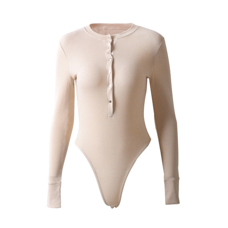 Autumn Winter Long Sleeve Cotton T-Shirt Bodysuit
