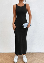 Euro-America Sleeveless Knit Dress