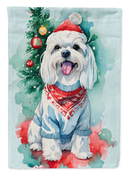 Maltese Christmas Garden Flag