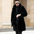 Warm Haining Mink Fur Long Coat