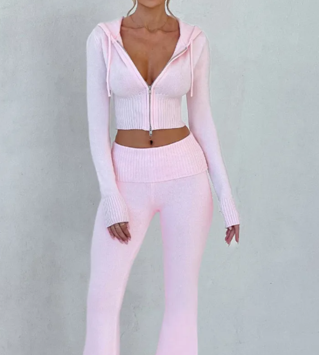 Slim Fit Casual Hoodie & Pants Suit | Streetwear