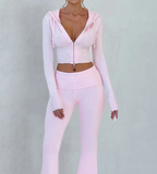 Slim Fit Casual Hoodie & Pants Suit | Streetwear