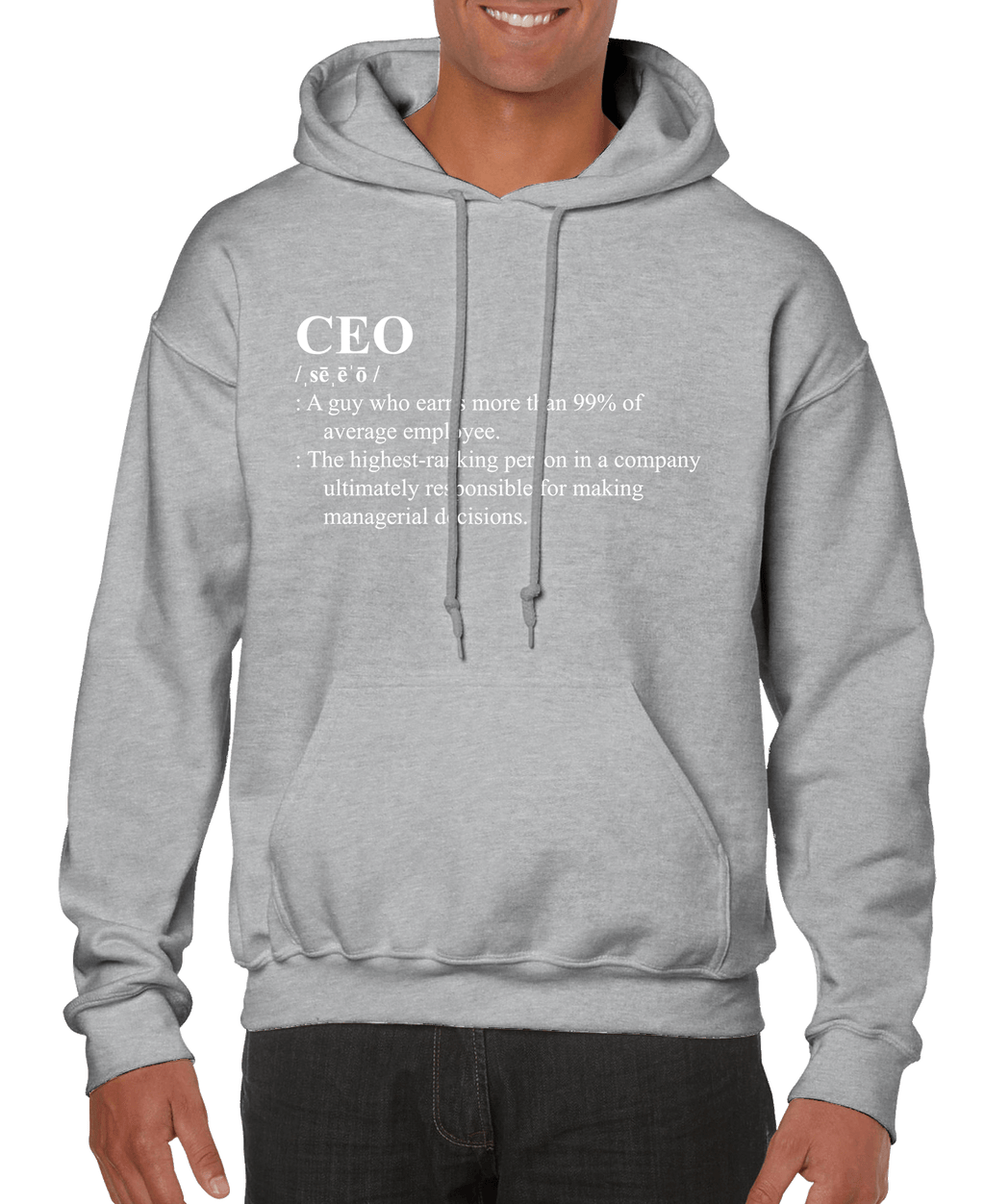 CEO Definition Men’s Hoodie | Streetwear