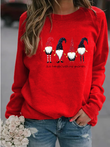Letter Print Crew Neck Sweatshirt | Streetwear