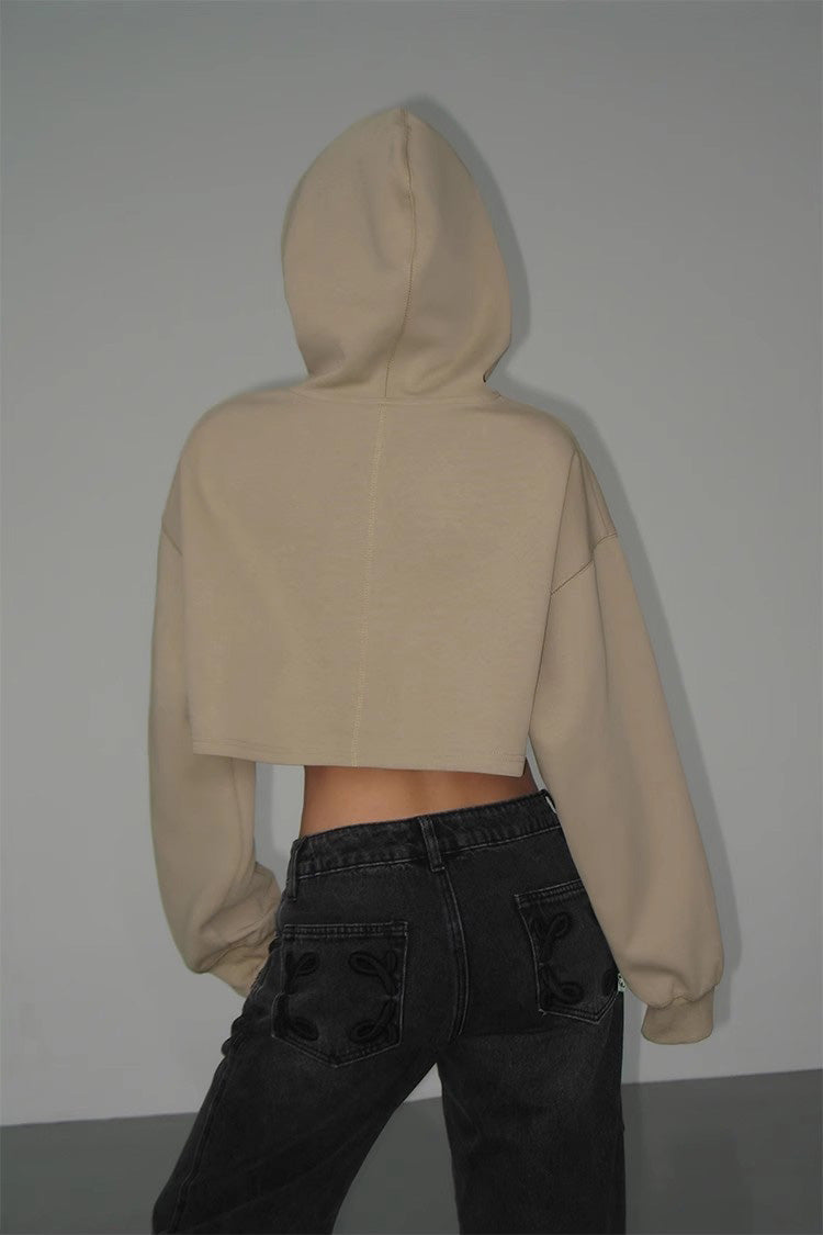Women's 2023 Autumn Drawstring Hooded Pullover Sweater | Streetwear