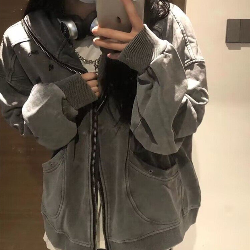 Trendy Women's Hooded Cardigan for Spring and Autumn