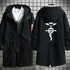 Anime Fullmetal Alchemist Edward Elric Hoodie Coat | Streetwear