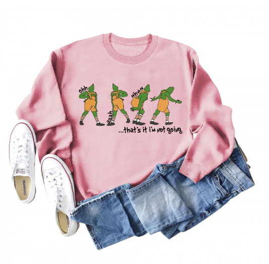 Christmas Printed Long Sleeve Sweater for Women