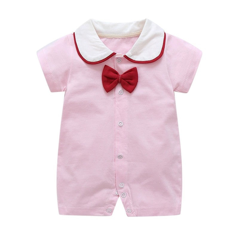 Summer Short Sleeve Cotton Baby Romper Bodysuit