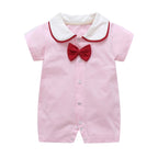 Summer Short Sleeve Cotton Baby Romper Bodysuit