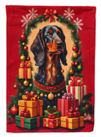 Gordon Setter Holiday Christmas House Flag