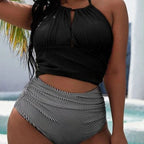 Fashion Split Pants Printed Swimwear for Amazon Sales