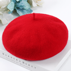 Breathable Wool Tweed Hat for Women's Casual Fashion | Embroidered Cap