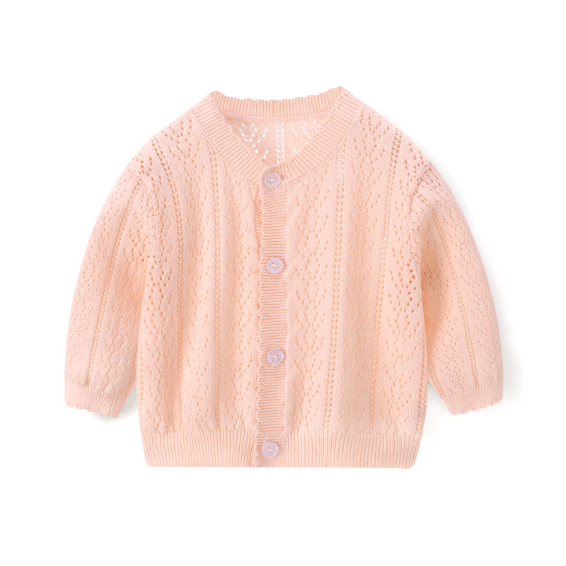 Candy Kids Full Sleeve Knitted Coat for Boys & Girls