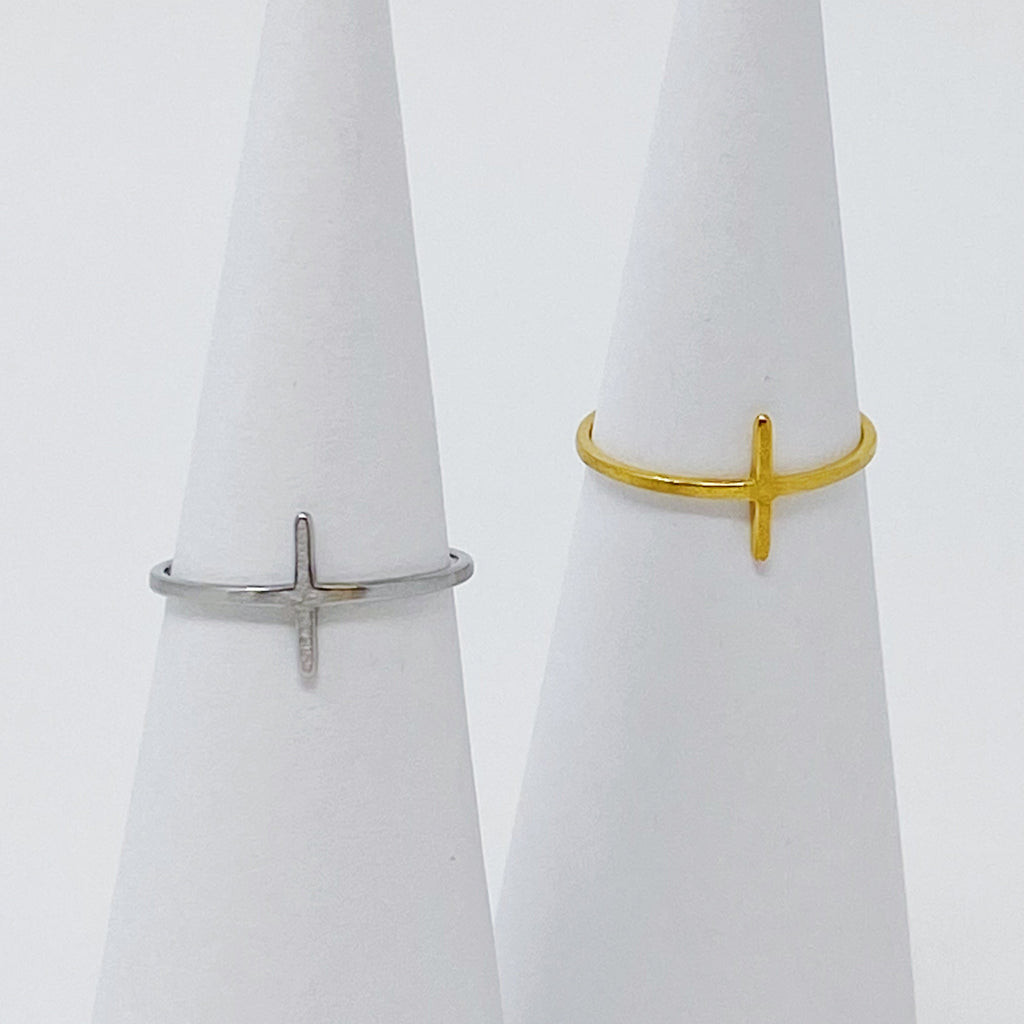 Side Cross Ring | Christian Jewelry