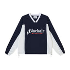 Contrast Color V-Collar Couple Long Sleeve Hoodie | Streetwear