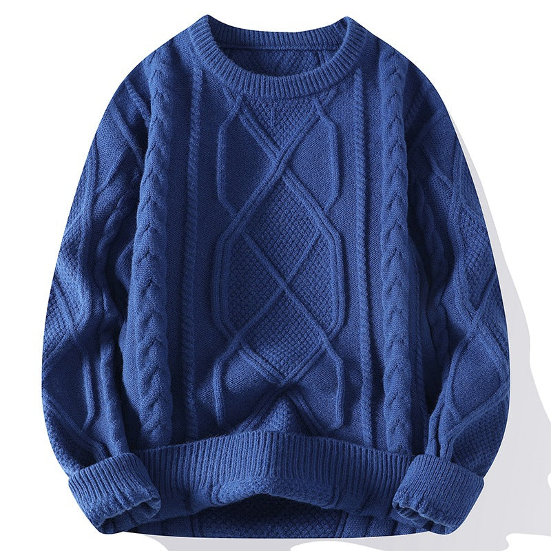 Men's Knit Pullover Sweater for Autumn and Winter | Streetwear