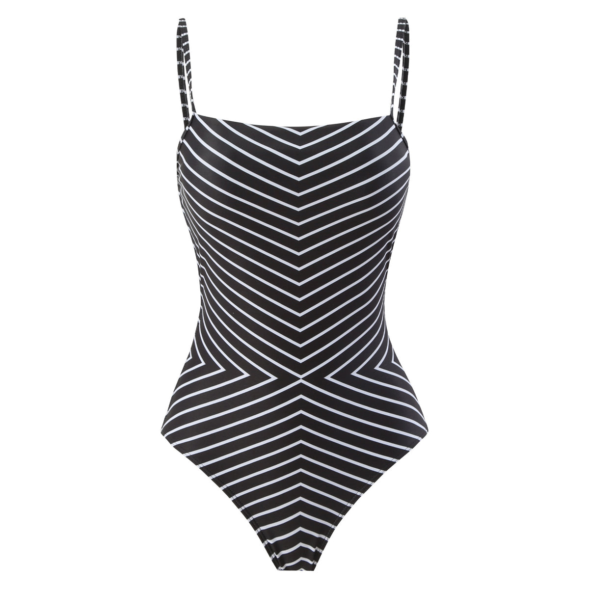 2024 Retro Striped Two-Piece Swimsuit Set