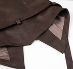 Loose-Fit Polyester Long Sleeve Coat