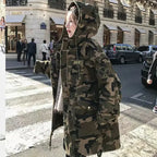 Winter Cold Resistant Camouflage Cotton Jacket for Camping