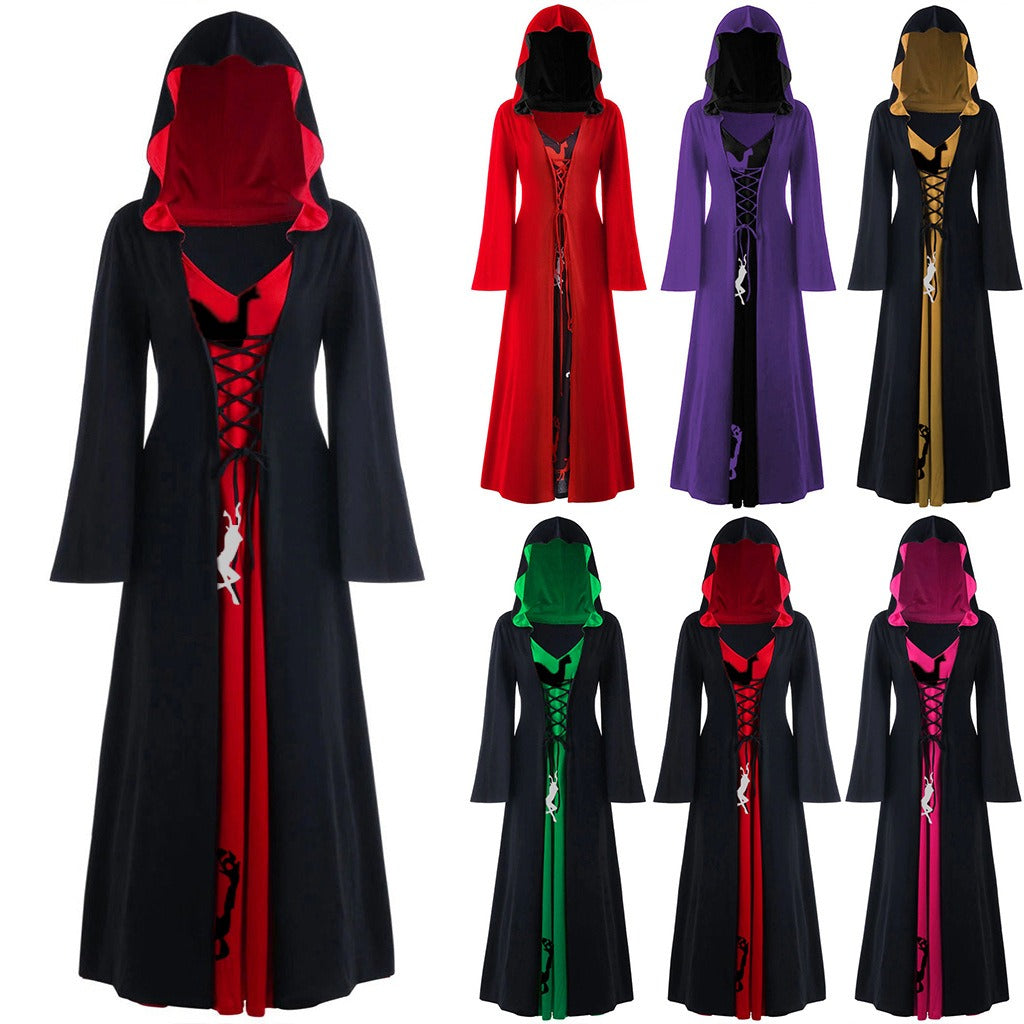 Women's Christmas Reindeer Hooded Dress
