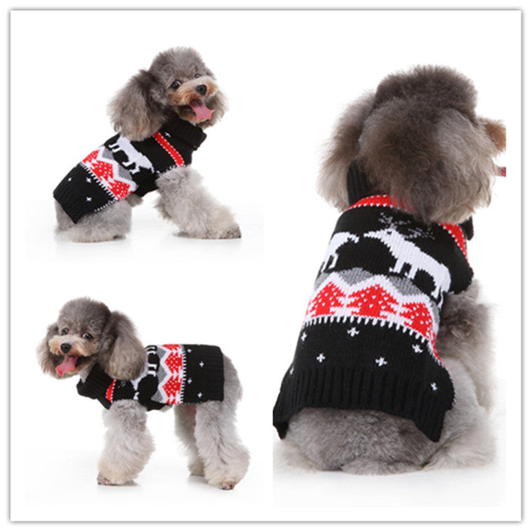 Universal Elk Pet Sweater for Casual Fall Wear