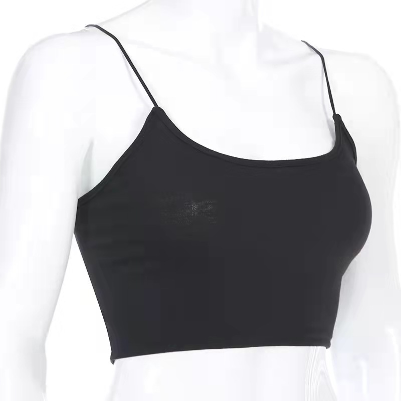2020 Spring Women's Sexy Letter Embroidery Tank Top