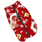 Christmas Dog Warm Cotton Vest