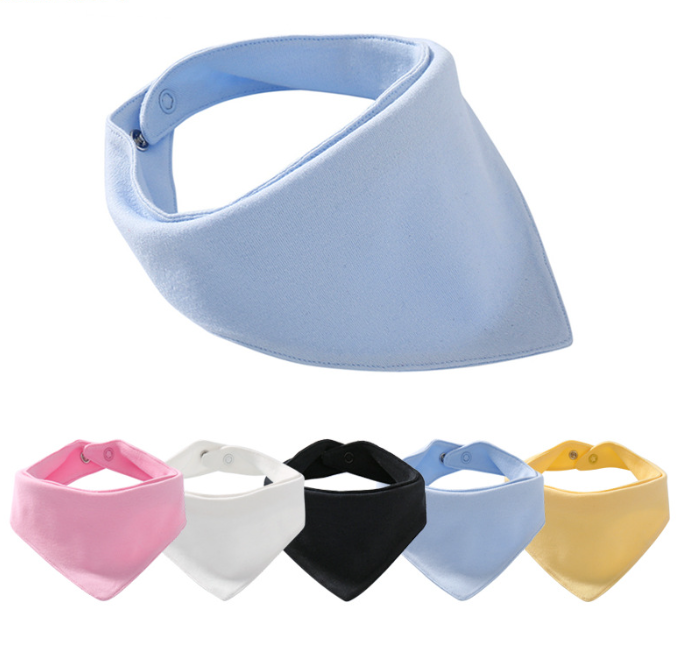 Cotton Triangle Scarf for Newborns and Babies