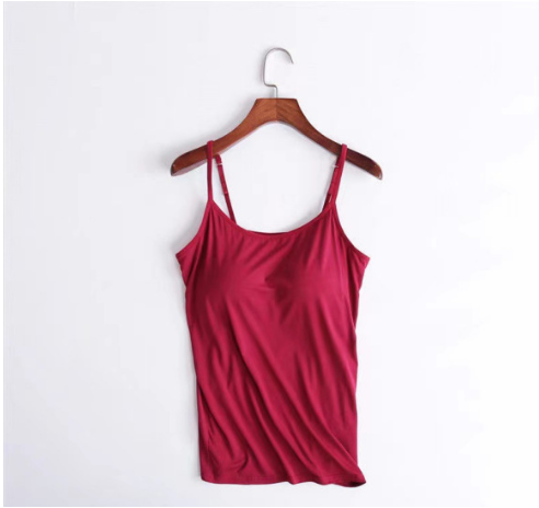 Women's Camisole with Built-In Padded Bra (Single)