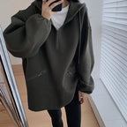 Plus Size Women's Zipper Sweater Coat Top