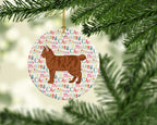 American Bobtail #2 Cat Christmas Ceramic Ornament