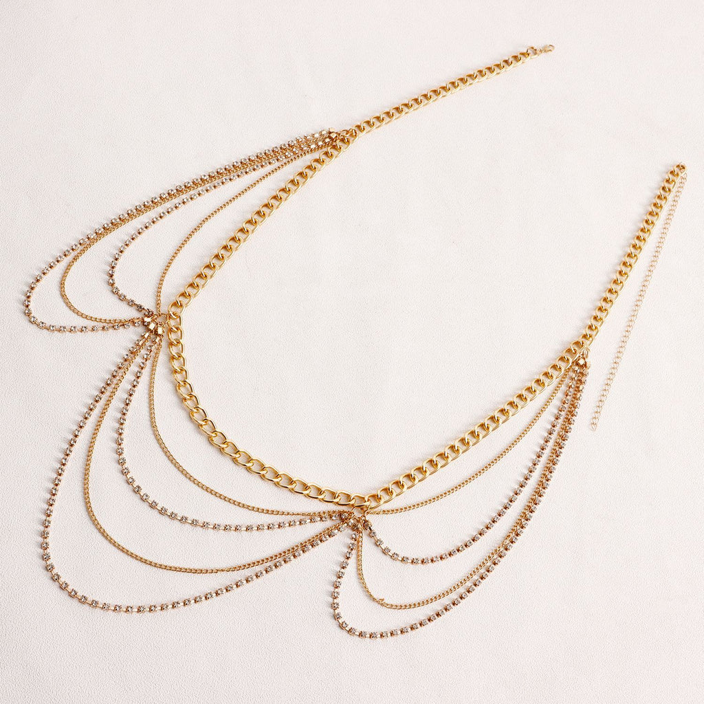Rhinestone Body Chain Harness