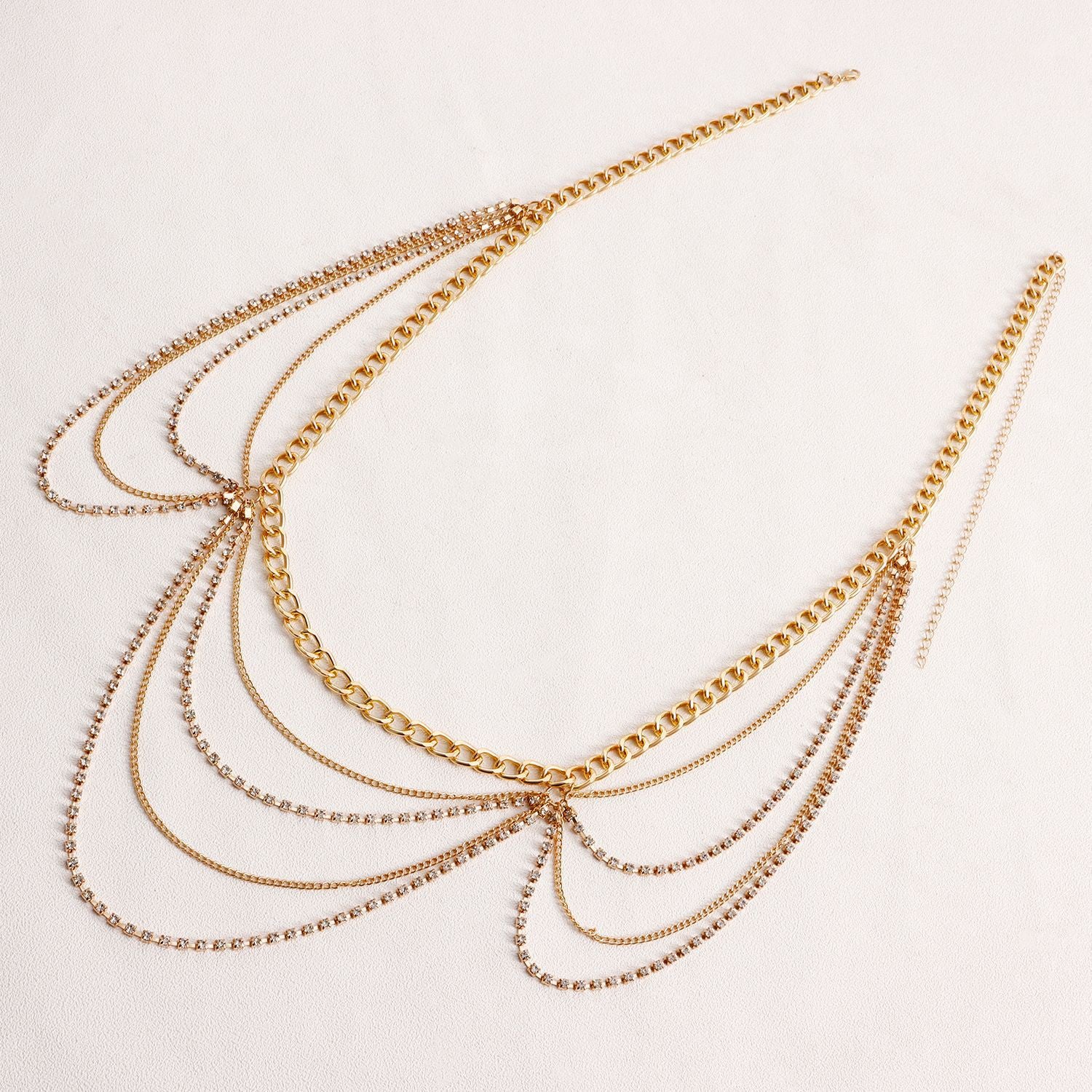Rhinestone Body Chain Harness