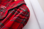 Christmas Couple Flannel Brushed Red Plaid Pajamas