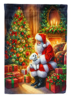 Maltese and Santa Claus House Flag
