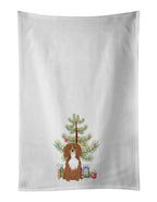 Cavalier King Charles Spaniel Ruby Christmas Kitchen Towel Set of 2