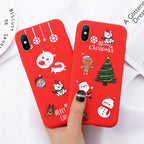 Red Christmas Phone Case for iPhone 8 Plus & 7 | Protective Cover