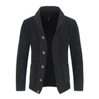 Men's Trendy Single-Breasted Lapel Sweater