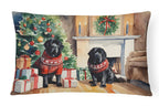 Tibetan Mastiff Cozy Christmas Throw Pillow