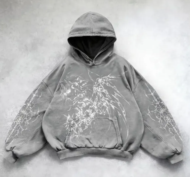 Hooded Printed Hip Hop Y2G Streetwear Sweatshirt | Streetwear