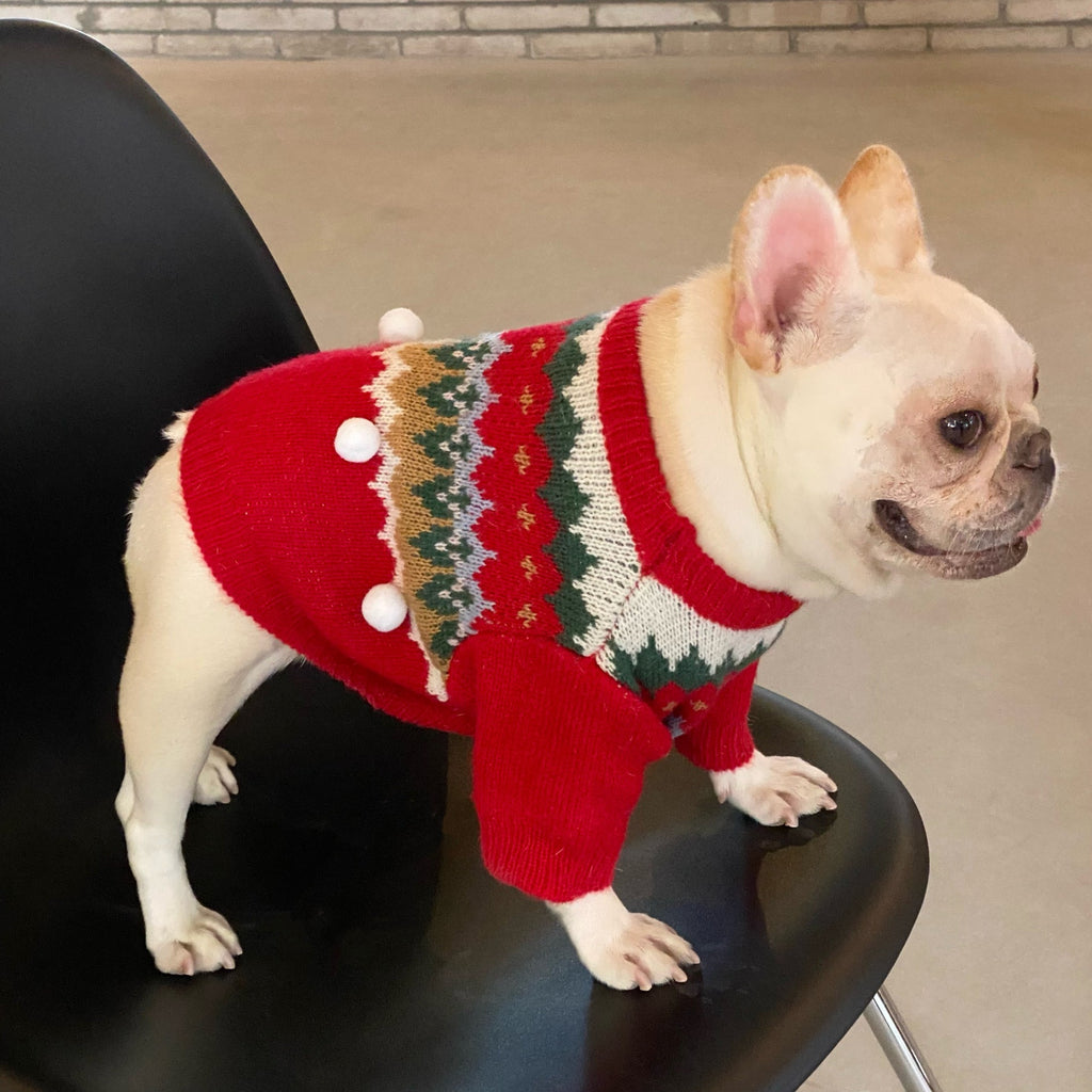 Pet Christmas Sweater for Dogs and Cats